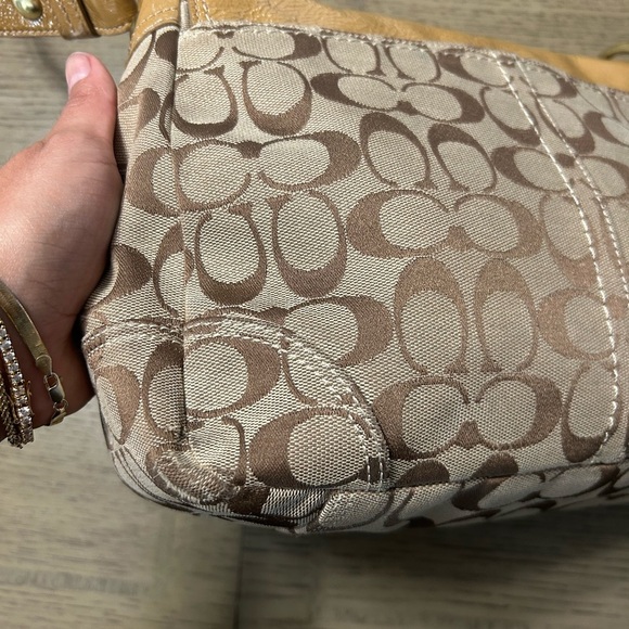 Coach Bleecker Legacy Buckle Leather Flap Shoulder Bag Y2K Vintage - Picture 4 of 16